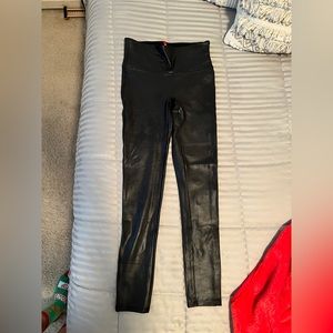 Spanx faux leather leggings